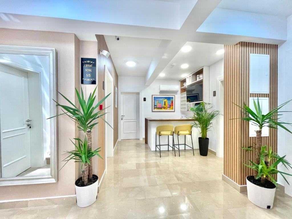 Reception and lobby area